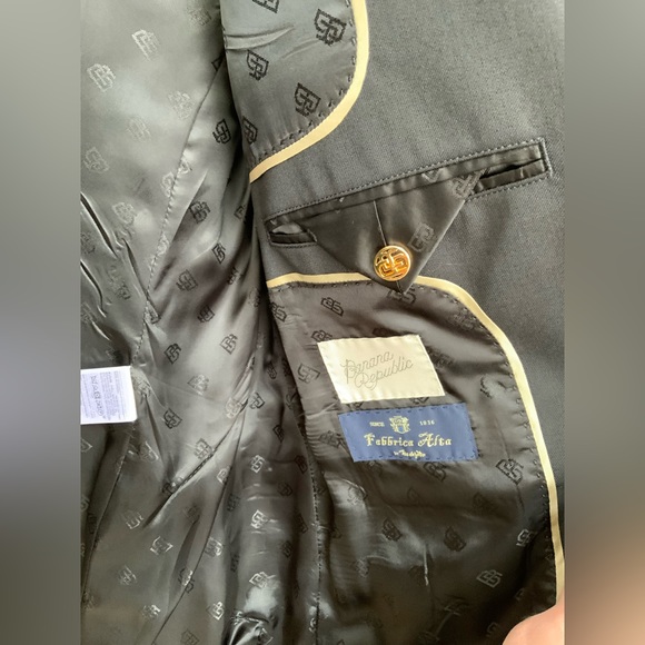 Banana Republic Black Wool Blazer NWT - Picture 9 of 13